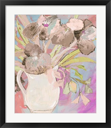 Framed Summer Vase Print