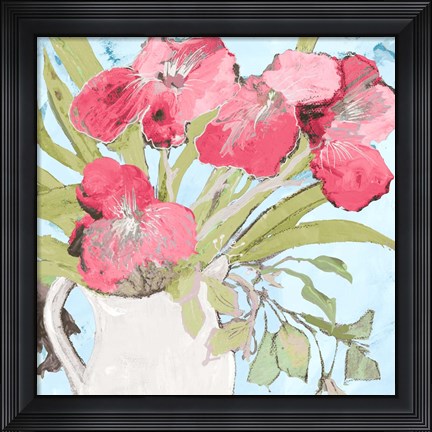 Framed Spring Vase Print