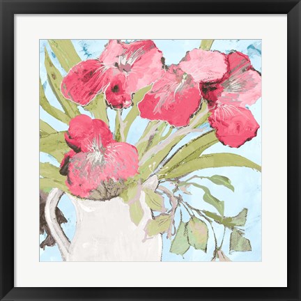 Framed Spring Vase Print