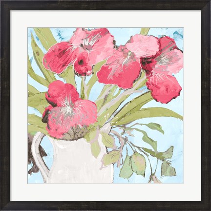 Framed Spring Vase Print