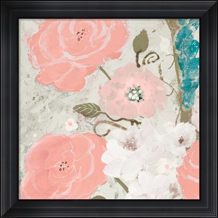 Framed Springtime Roses Print