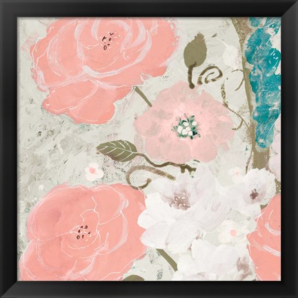 Framed Springtime Roses Print