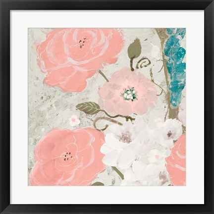 Framed Springtime Roses Print