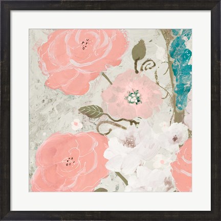Framed Springtime Roses Print