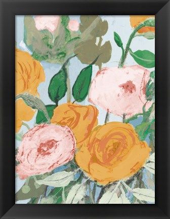 Framed Summer Roses Print