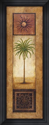 Framed Palm in the Sunlight Print