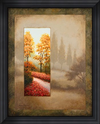 Framed Glimpse I Print