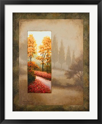 Framed Glimpse I Print