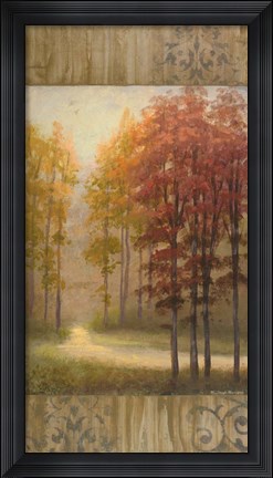 Framed October Trees I Print