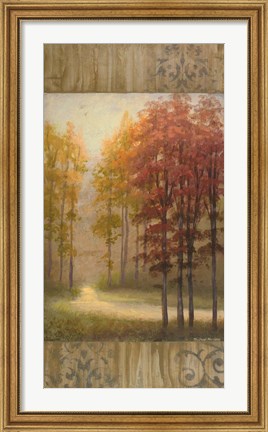 Framed October Trees I Print