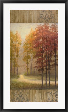 Framed October Trees I Print