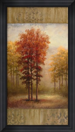 Framed October Trees II Print