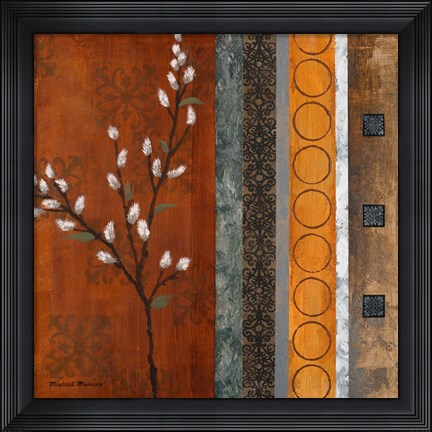 Framed Willow Stems I Print