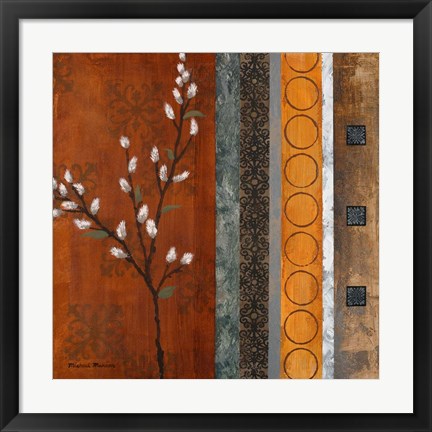 Framed Willow Stems I Print