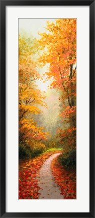 Framed Lovers Lane II Print