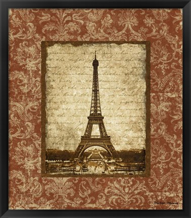 Framed J&#39;aime Paris I Print