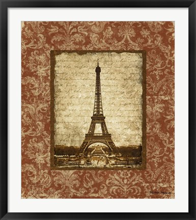 Framed J&#39;aime Paris I Print