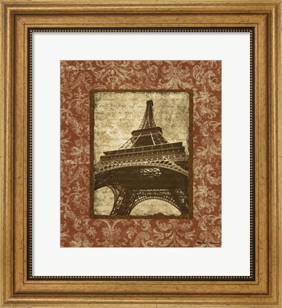 Framed J&#39;aime Paris II Print