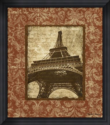 Framed J&#39;aime Paris II Print