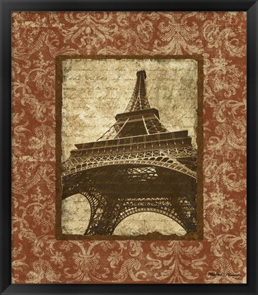 Framed J&#39;aime Paris II Print