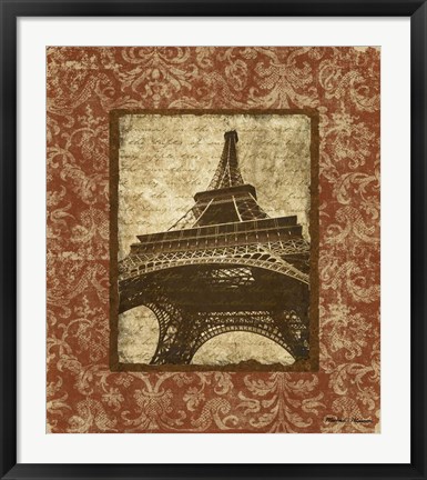 Framed J&#39;aime Paris II Print