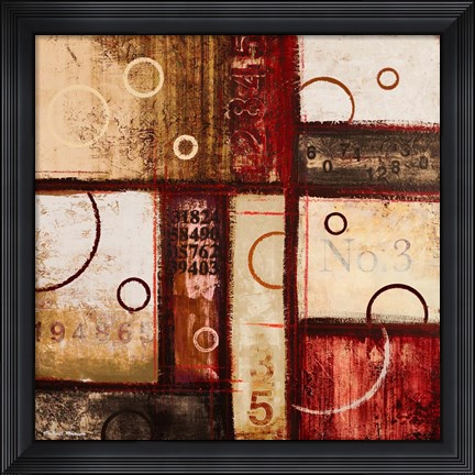 Framed Digits in the Abstract I Print