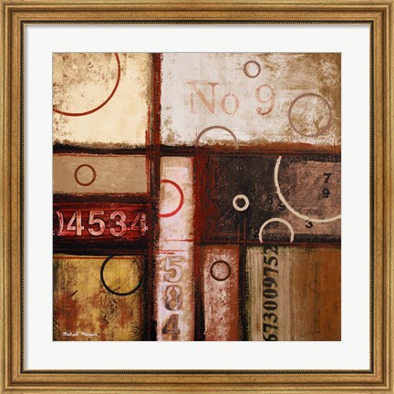 Framed Digits in the Abstract II Print