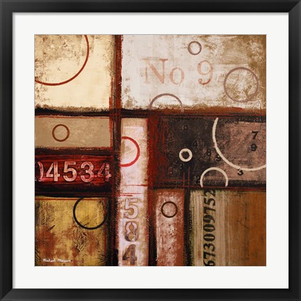 Framed Digits in the Abstract II Print