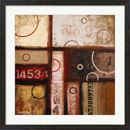 Framed Digits in the Abstract II Print