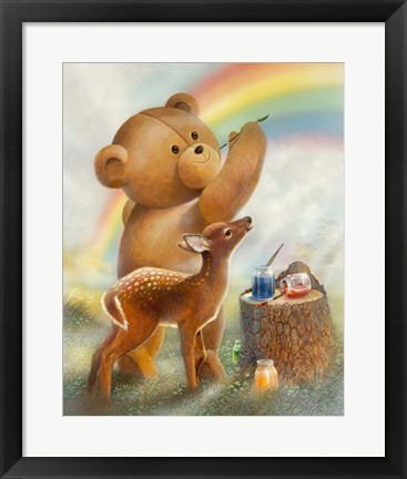 Framed Over the Rainbow Print