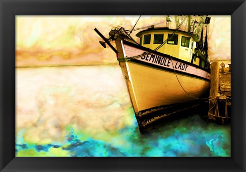 Framed Boat V Print