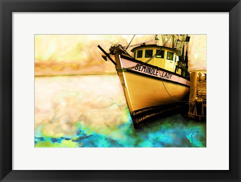 Framed Boat V Print