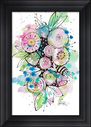 Framed Blooming Summer II Print