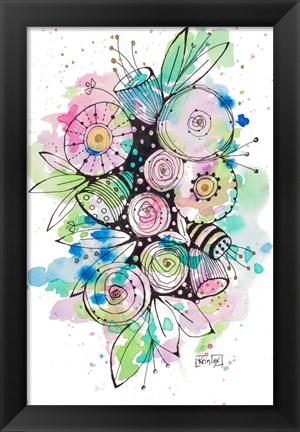 Framed Blooming Summer II Print