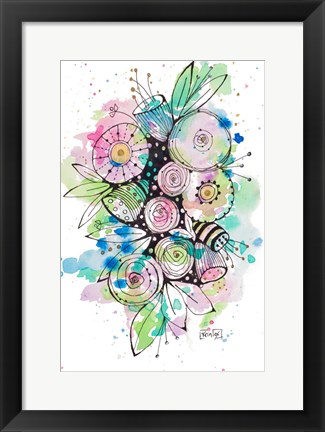 Framed Blooming Summer II Print