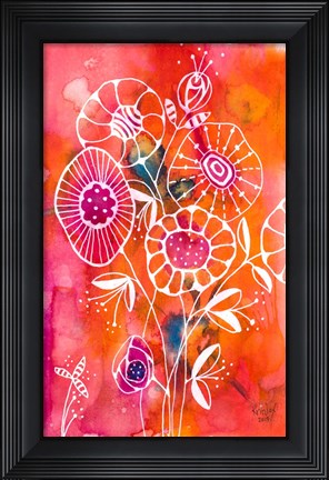 Framed Brightest Blooms Print