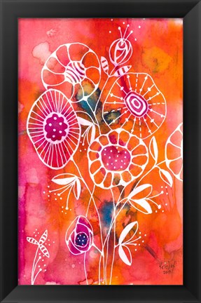 Framed Brightest Blooms Print