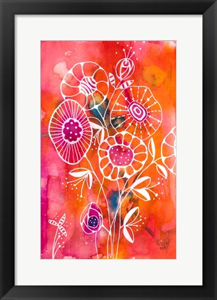 Framed Brightest Blooms Print