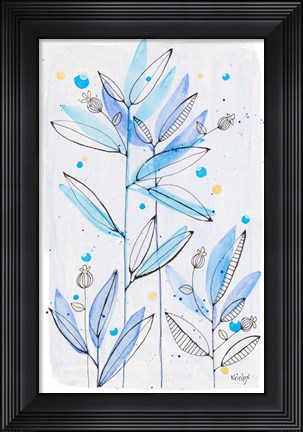 Framed Botanical Stamp I Print