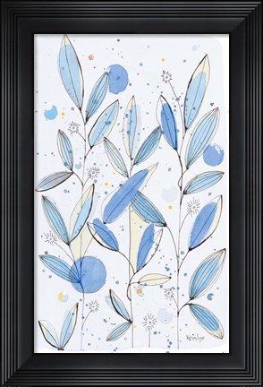 Framed Botanical Stamp II Print