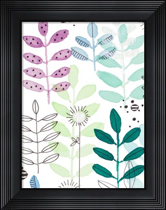 Framed Botanics I Print