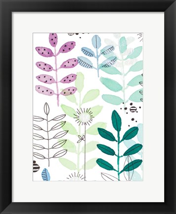 Framed Botanics I Print