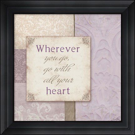 Framed All Your Heart Print