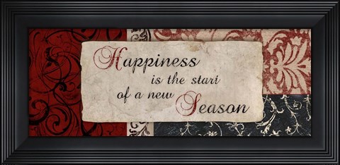 Framed Happiness Print