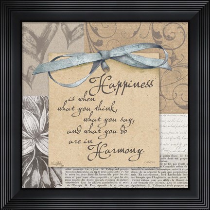 Framed Harmony Print