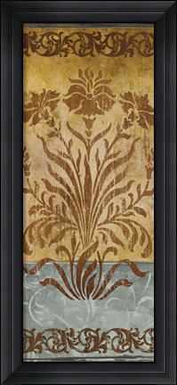 Framed Floral Imprints II Print