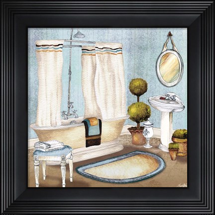 Framed Master Bath II Print