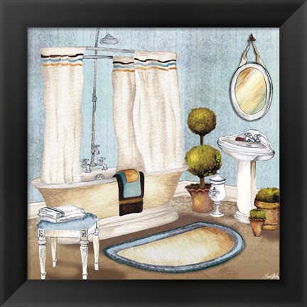 Framed Master Bath II Print