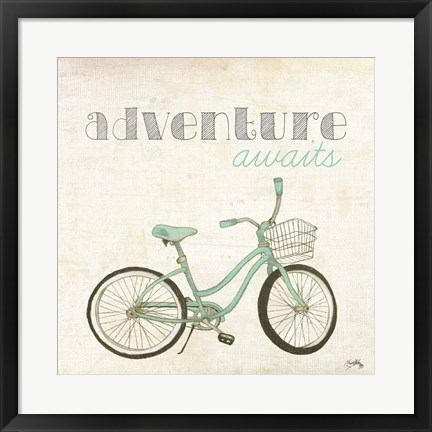 Framed Explore and Adventure II Print