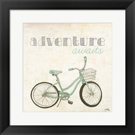 Framed Explore and Adventure II Print